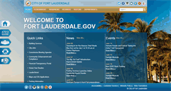 Desktop Screenshot of fortlauderdale.gov